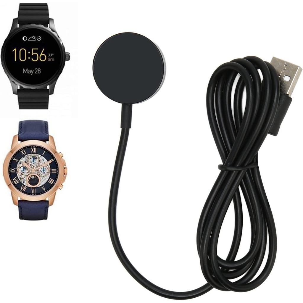 Charger for Fossil 1 2 3, Smartwatch Charger for Fossil 1 2 3, Charging Cable Cord for Fossil Chargi