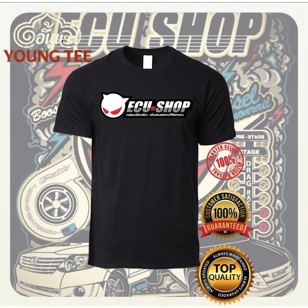 YOUNG TEE ใหม่ เสื ้ อยืด Ecu Shop Thailand Readystock