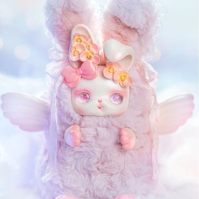 พร้อมสต็อก CQTOYS Loloan คําสารภาพชุดภาษาดอกไม้ตุ๊กตาน่ารักหวานของขวัญอินเทรนด์เล่นกล่องปริศนา