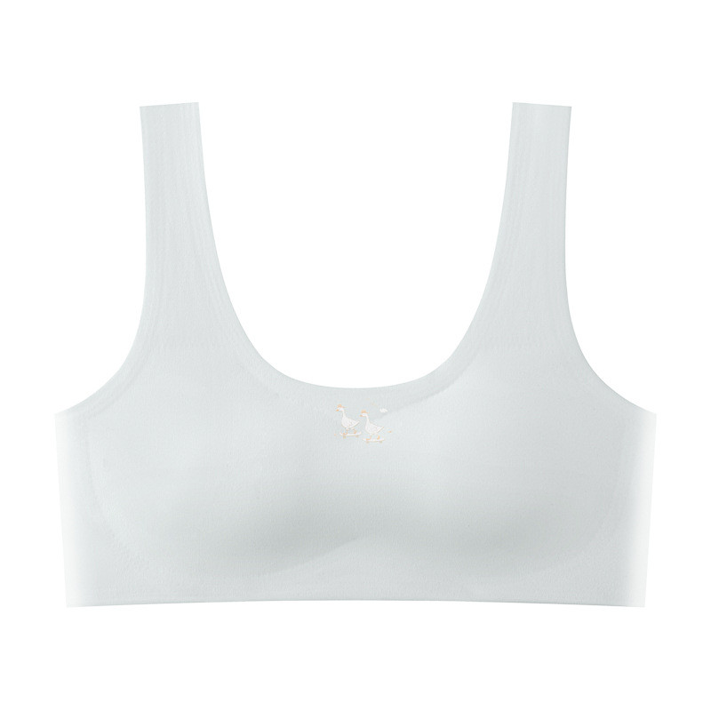 เสื้อชั้นในเด็กผู้หญิง วัสดุผ้าไหมน้ำแข็ง นุ่ม สบาย ระบายอากาศ และเย็น ไม่อับ，เสื้อกล้ามเด็กผู้หญิง 