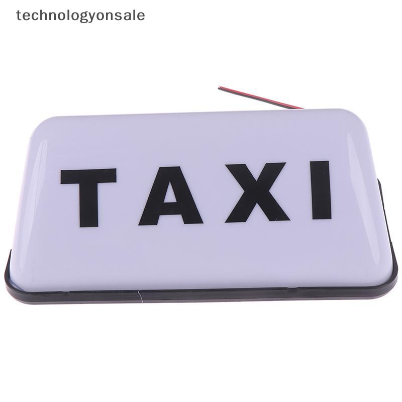 [Tech] Taxi Sign Cab Roof Top Topper Car Magnetic Sign Lamp 12V Light Waterproof Boutique