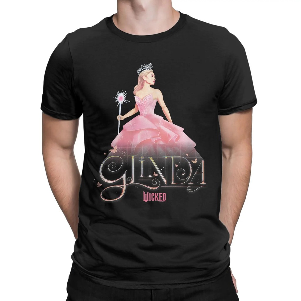 เสื้อยืดแขนสั้นคอกลมผ้าฝ้าย 100% สําหรับผู้ชายพร้อมพิมพ์ภาพยนตร์ Fiyero Musical