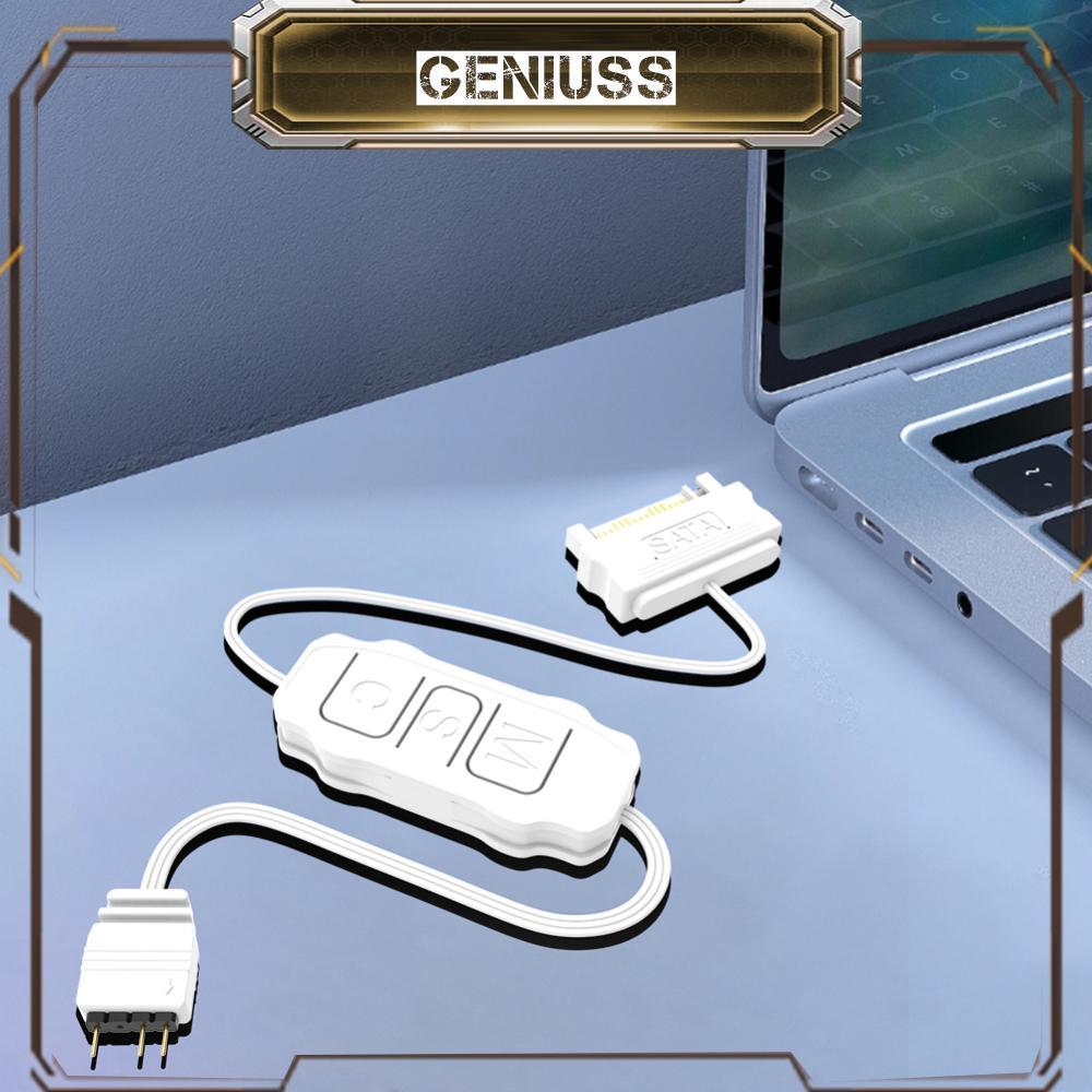 [geniuss.th] 5V 3PIN ARGB Controller ARGB 5V 3PIN To SATA Interface Extension Cable Mini Adapter Con