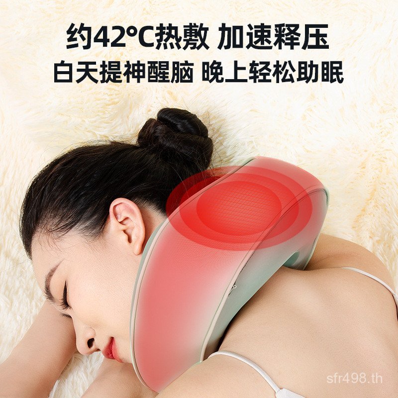 ของขวัญ u-Shaped กระดูกสันหลังส่วนคอนวดคอมัลติฟังก์ชั่นหมอนนวดไฟฟ้าป้องกันคอ APP EBMI