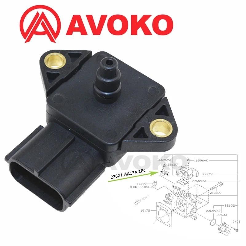 Manifold Absolute Pressure Sensor แผนที่สําหรับ 04-06 Subaru Impreza Wrx Sti Legacy Forester Baja Ou