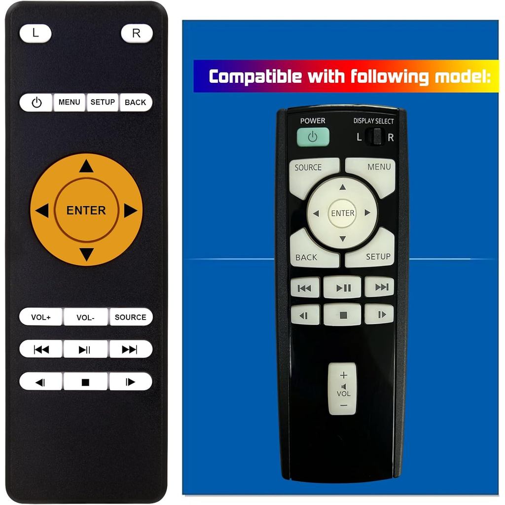 เปลี่ยนรีโมทคอนโทรลสําหรับ Infiniti QX70 ด้านหลังความบันเทิง DVD 2014 2015 2016 2017