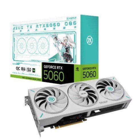 เหมาะสําหรับ Asus TX-RTX5060-O8G เลือก GDDR7 สามแฟน/630 AI TOPS/NVIDIA