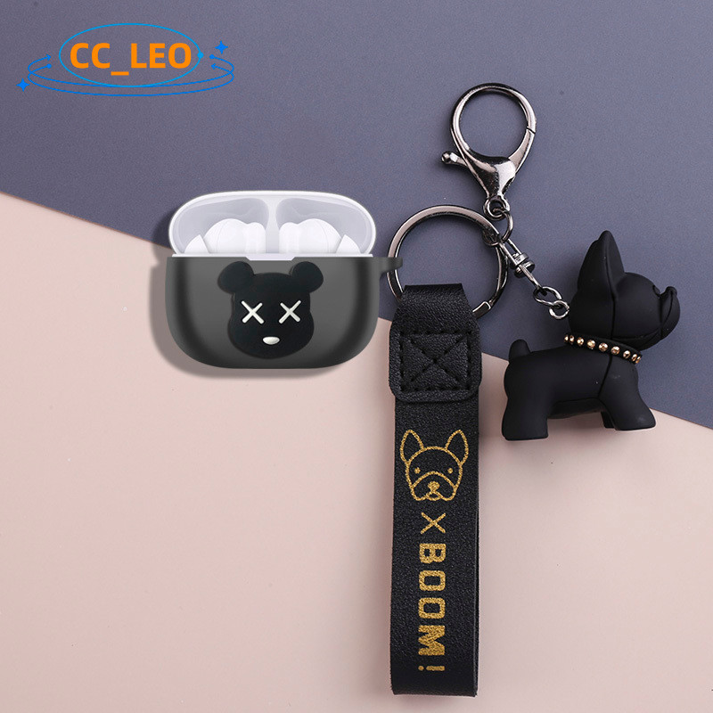 for Honor Choice EarBuds X7 Lite Soft Case Protective Sleeve Cute Bulldog Cartoon Pikachu Sanrio Key