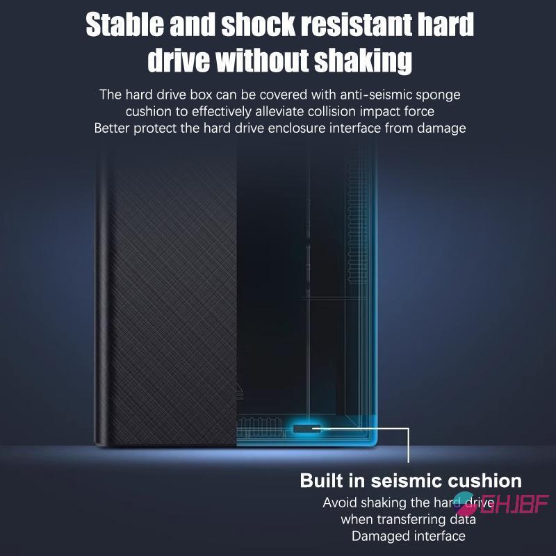 GHJBF] 2.5 นิ้ว USB 3.1/2.0 ประเภท C HDD Enclosure SATA SSD Hard Drive สําหรับโน้ตบุ๊ค Solid State ห