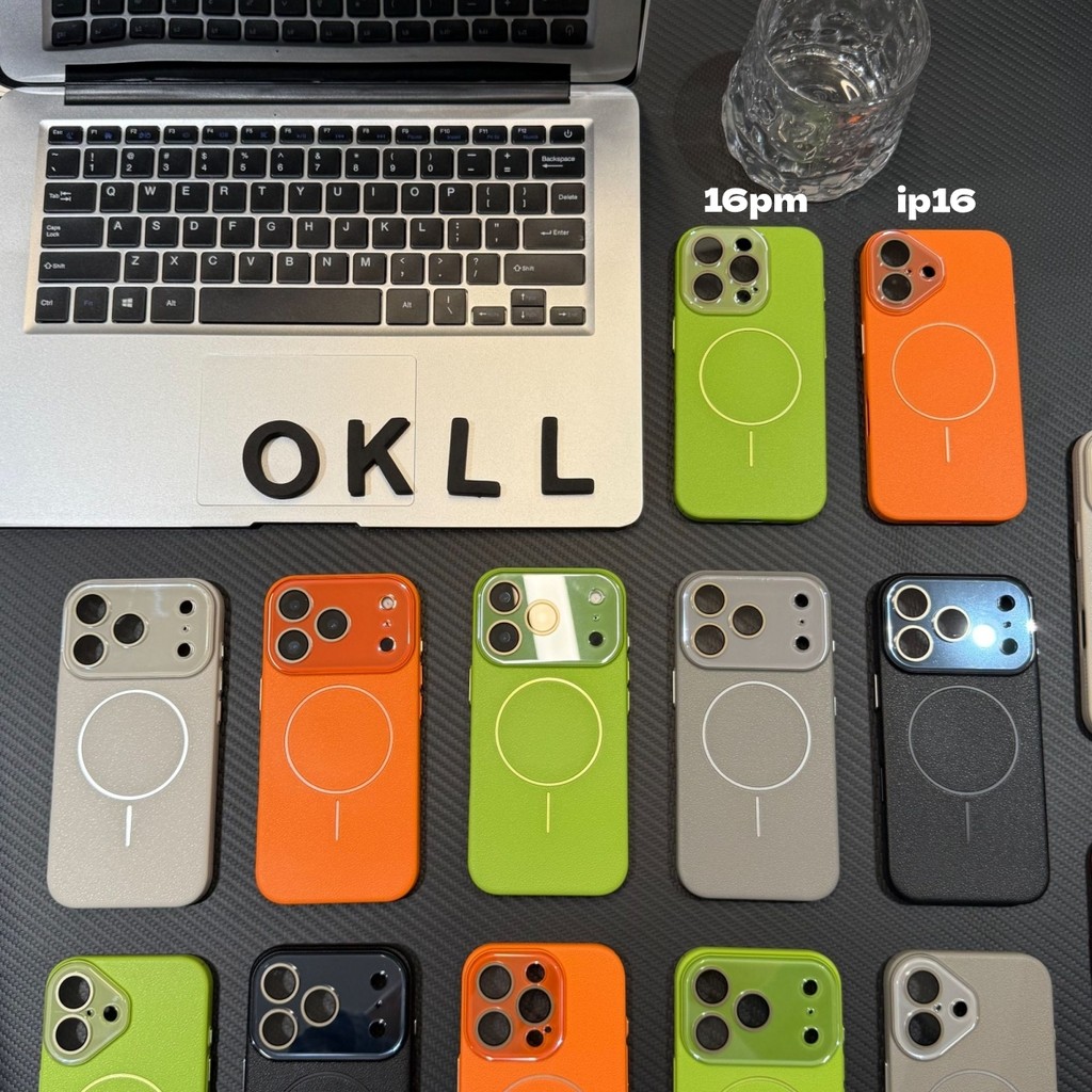 ปลอกใหม่เลนส์คริสตัลสีขาวลิ้นจี่ผิวเนื้อกันกระแทกพีซีเคสแข็งแม่เหล็กสําหรับiPhone 17 16 15 14 13 12 pro max air Plusกรณีฝาครอบป้องกันเลนส์คลุมทั้งหมด - รูปที่ 4