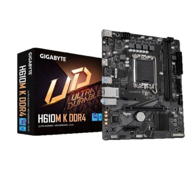 เหมาะสําหรับ Intel Gigabyte H610M K DDR4 การออกแบบทนกํามะถัน, พัดลมอัจฉริยะ 6 เมนบอร์ดเดสก์ท็อป 0T0D