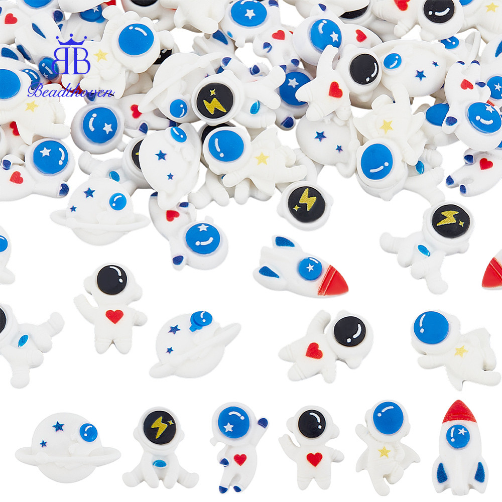 ชุด Decoden Cabochons 6 สไตล์เรซิ่น ขนาดหลากหลาย รวม 60 ชิ้น