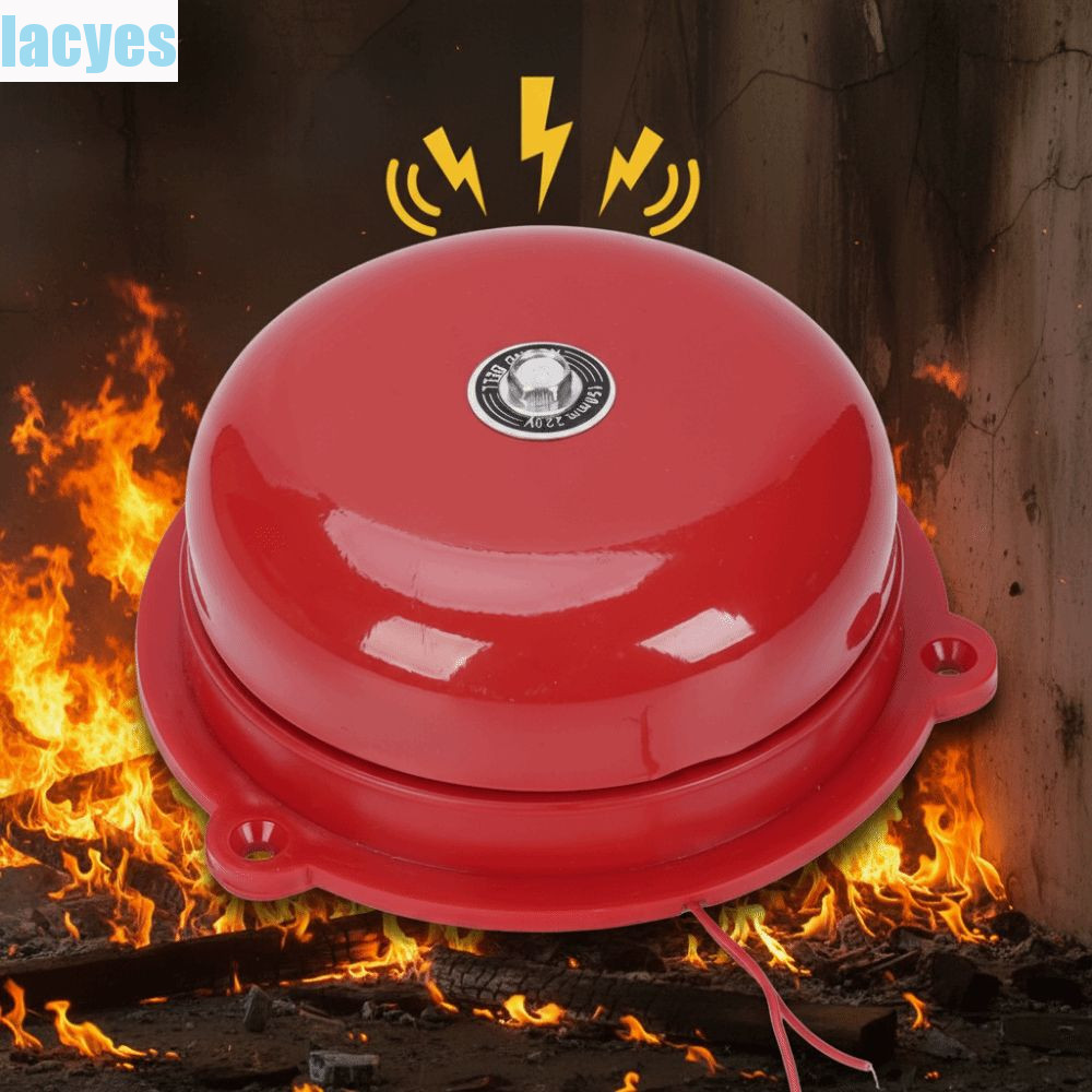 LACYES Point Fire Alarm, กันน้ําโลหะภายใน Strike Alarm Bell, สะดวก AC 220V Electric Bell Internal St