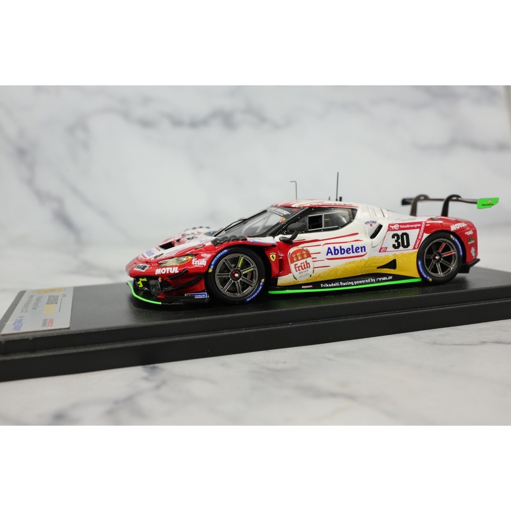 [สต๊อกพร้อม] looksmart 1/43 Ferrari 296GT3 Newbergrin 24 Hours Endurance Championship Vehicle Origin