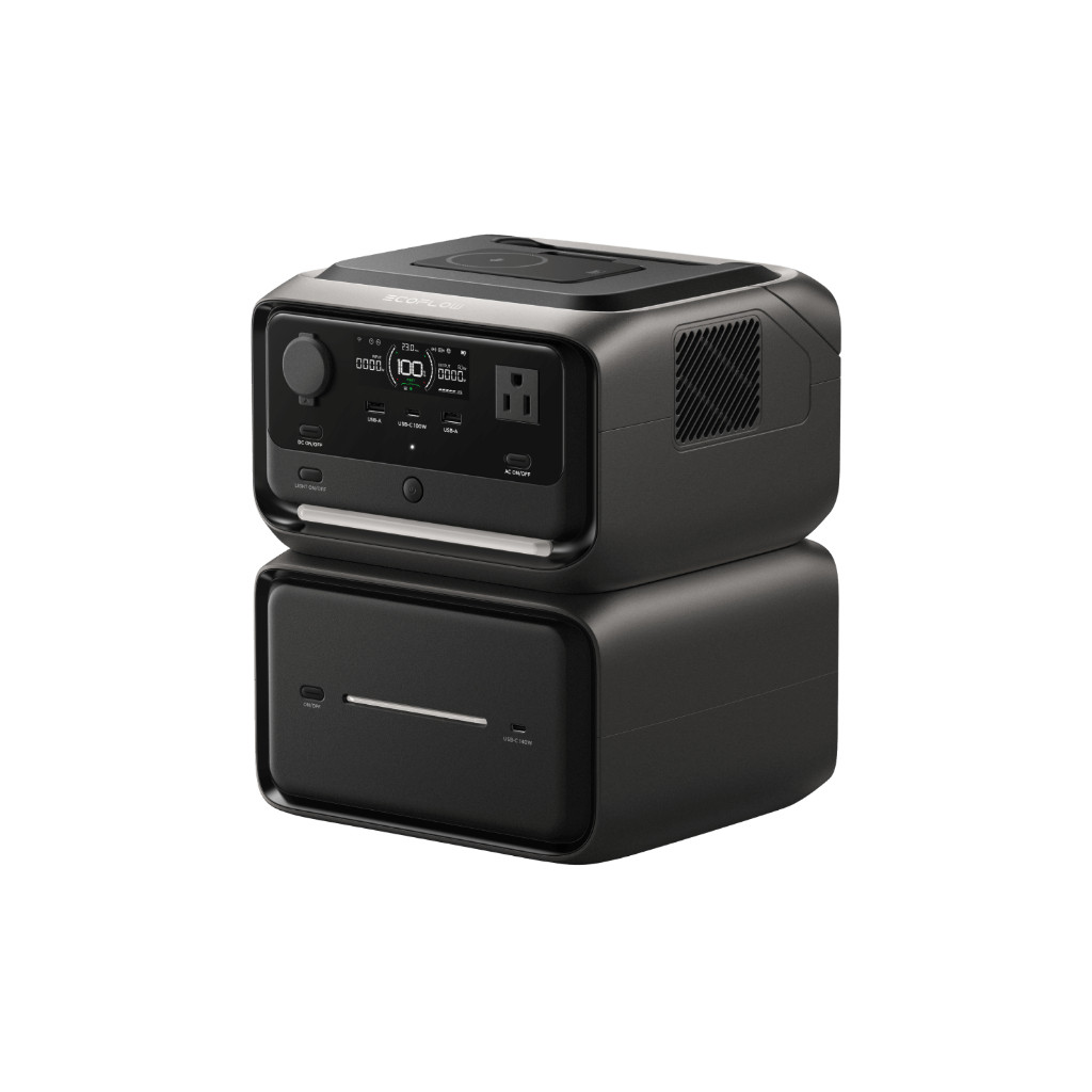 ชุดไฟอเนกประสงค์โซล่าเซลล์ รุ่น RIVER 3 MAX PLUS (กำลังสูงสุด 1200W) + แผงโซล่าเซลล์แบบโค้งงอได้ 120