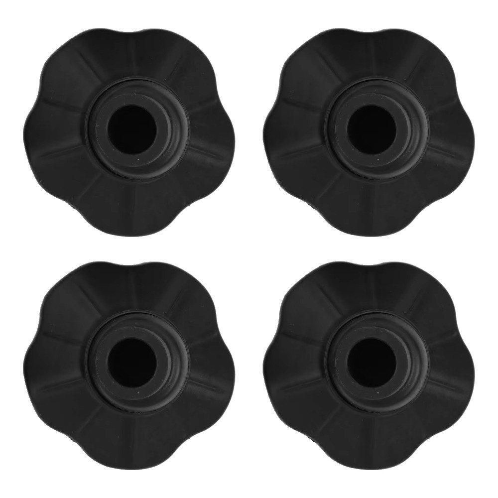 แผ่นรองขาเก้าอี้พับ 4 ชิ้น กันลื่นและทนทาน เหมาะสำหรับแคมปิงและการใช้งานกลางแจ้ง - รูปที่ 3