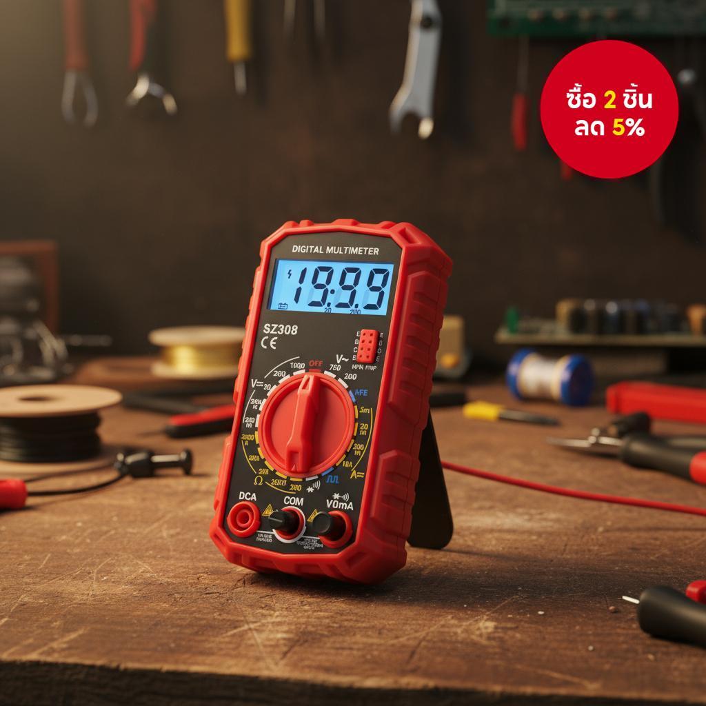 ANENG SZ308 มัลติมิเตอร์ดิจิทัลความละเอียดสูง 1999 หลัก เครื่องทดสอบอเนกประสงค์สําหรับแรงดันไฟฟ้า กร