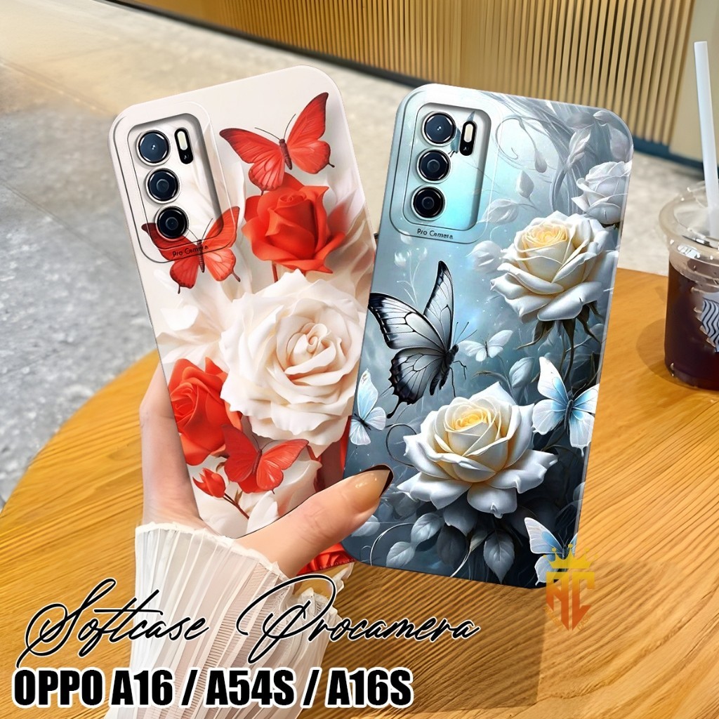 เคส HP Oppo A16 / เคส Oppo A16S / เคส Oppo A54S - เคสโทรศัพท์ Oppo - เคสอินเทรนด์ - เคสดอกไม้ [CP1]