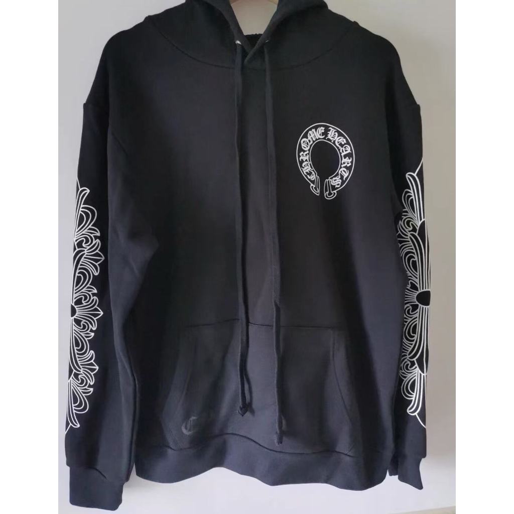 เสื้อสเวตเตอร์ฮู้ดพร้อมลวดลาย Chrome Hearts