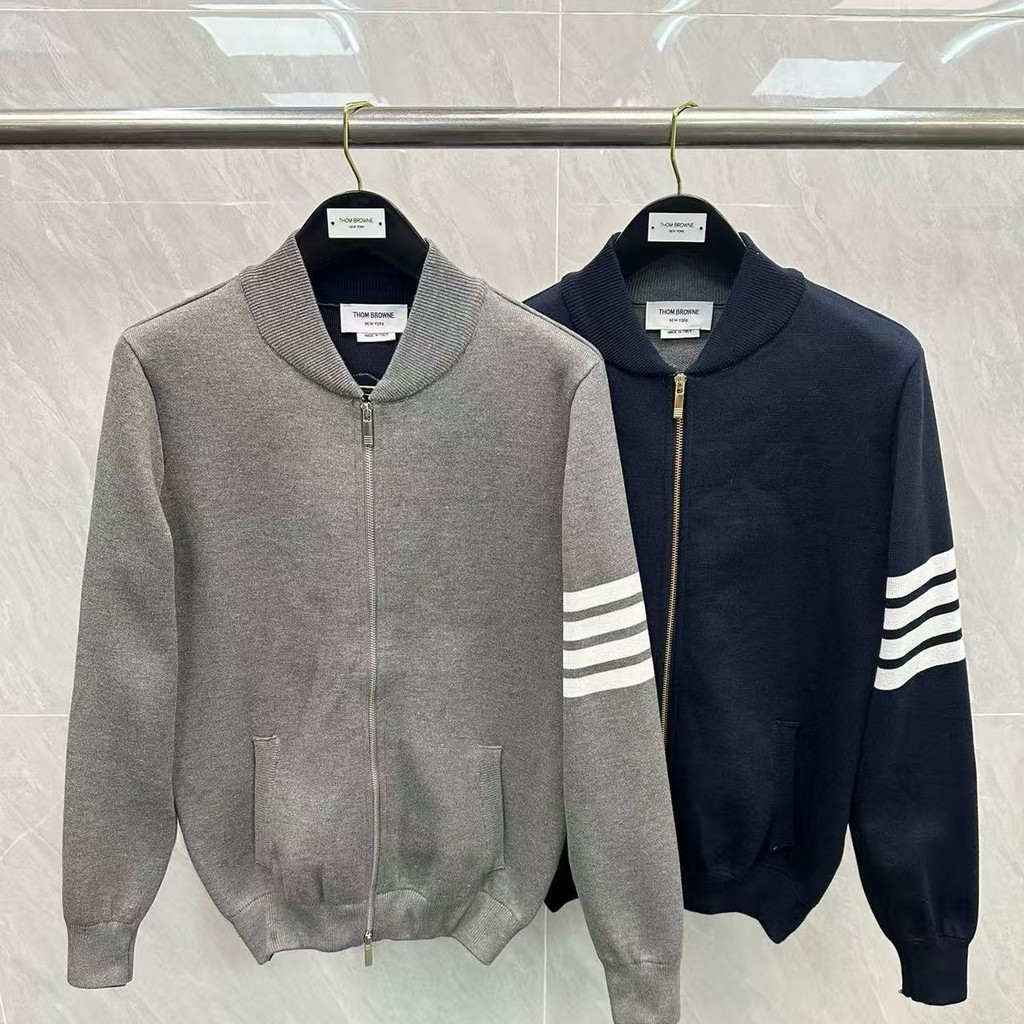 Thombrowne Back Peacock กางเกงเบสบอลสำหรับผู้ชาย ดีไซน์เรียบง่าย เหมาะสำหรับใส่ประจำวัน