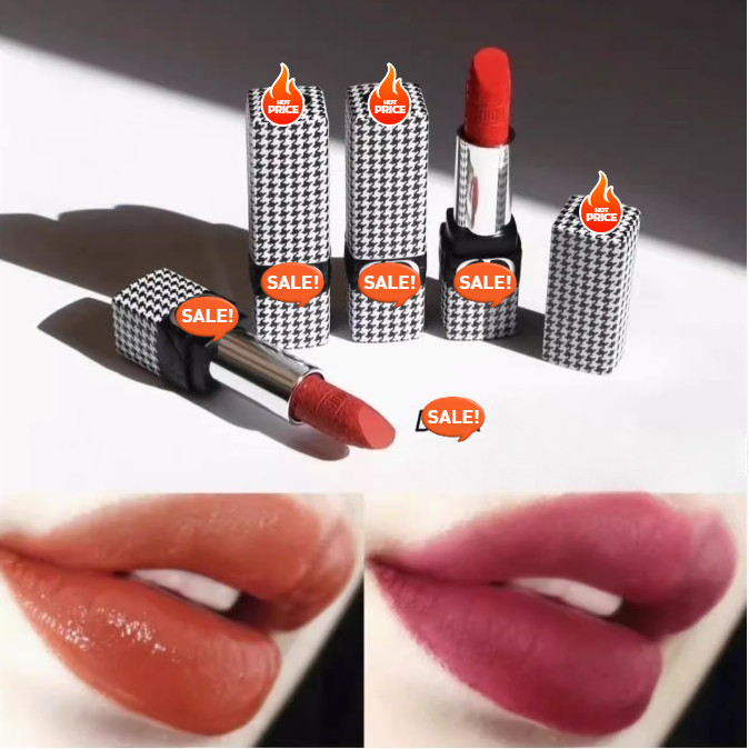 Houndstooth ลิปสติก 3.5g Velvet 720 # - Velvet 999 # - Glossy 312 # - Matte 772#