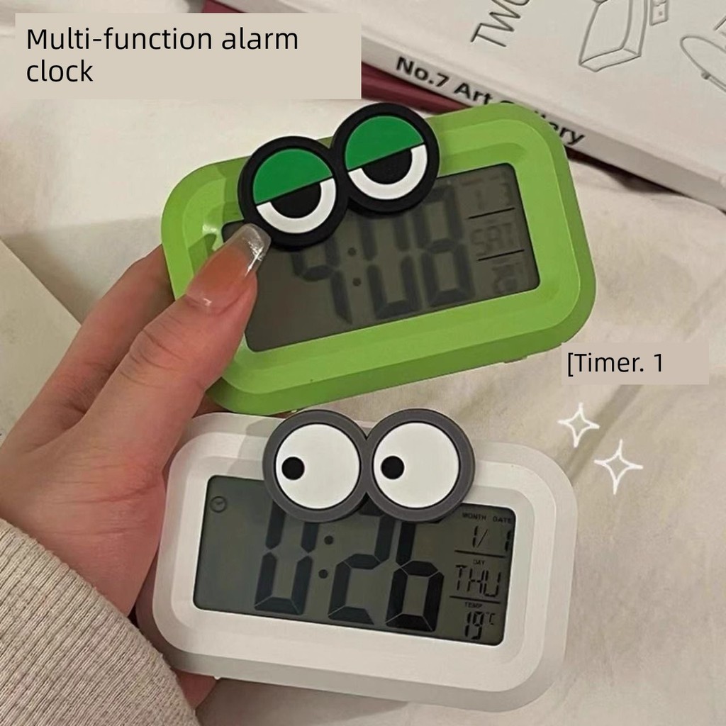 นาฬิกาปลุก alarm clock นาฬิกาอิเล็กทรอนิกส์ตั้งโต๊ะมูลค่าสูงของ Wake Up Girl น่ารัก