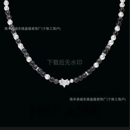 Li Qinสไตล์เดียวกันBubble Nebulaสร้อยคอต่างหูหญิงหรูหราNiche High-Endสร้อยคอElegant Clavicleสร้อยคอ