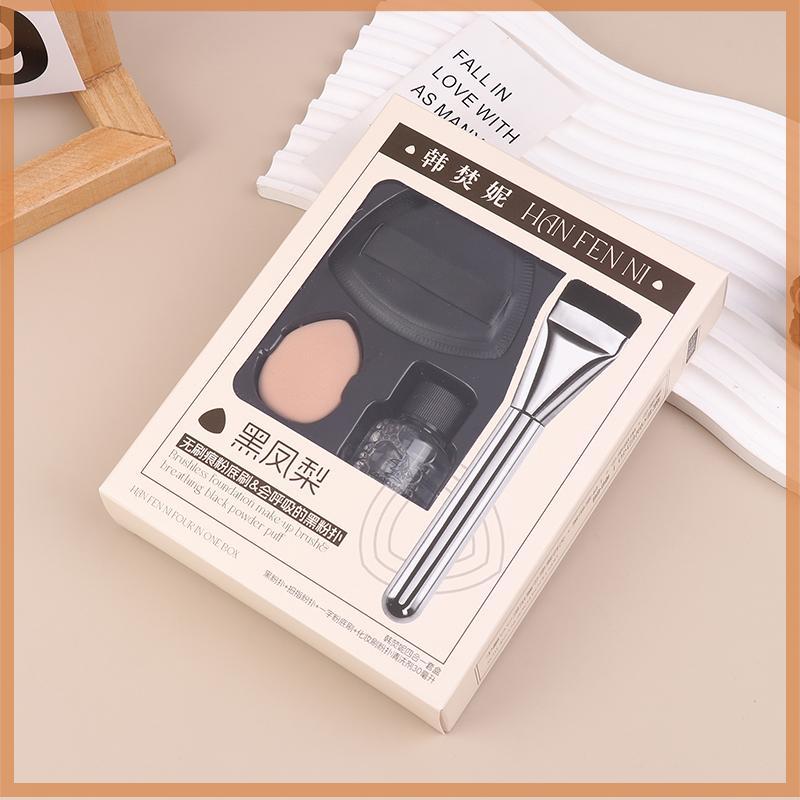 [Further] Triangle ck พัฟแต่งหน้า 7 ชิ้น/เซ็ต Flat-head Foundation Brush Cleaner Mini Finger Sponge 