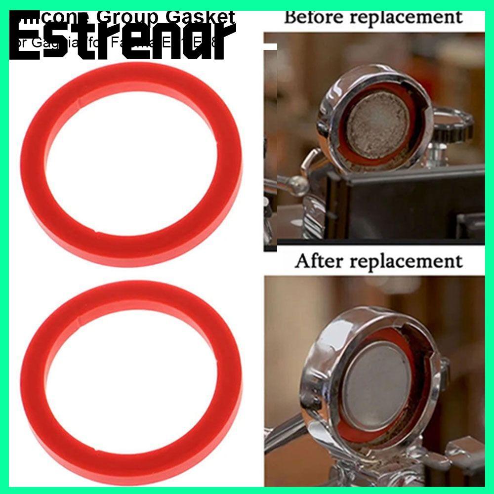 ESTRENAR 1 ชิ้นซิลิโคนกลุ่มปะเก็น, E61 Leakproof Group Head Seal Kit, 8.0 มม.O-Ringปะเก็นสําหรับเครื