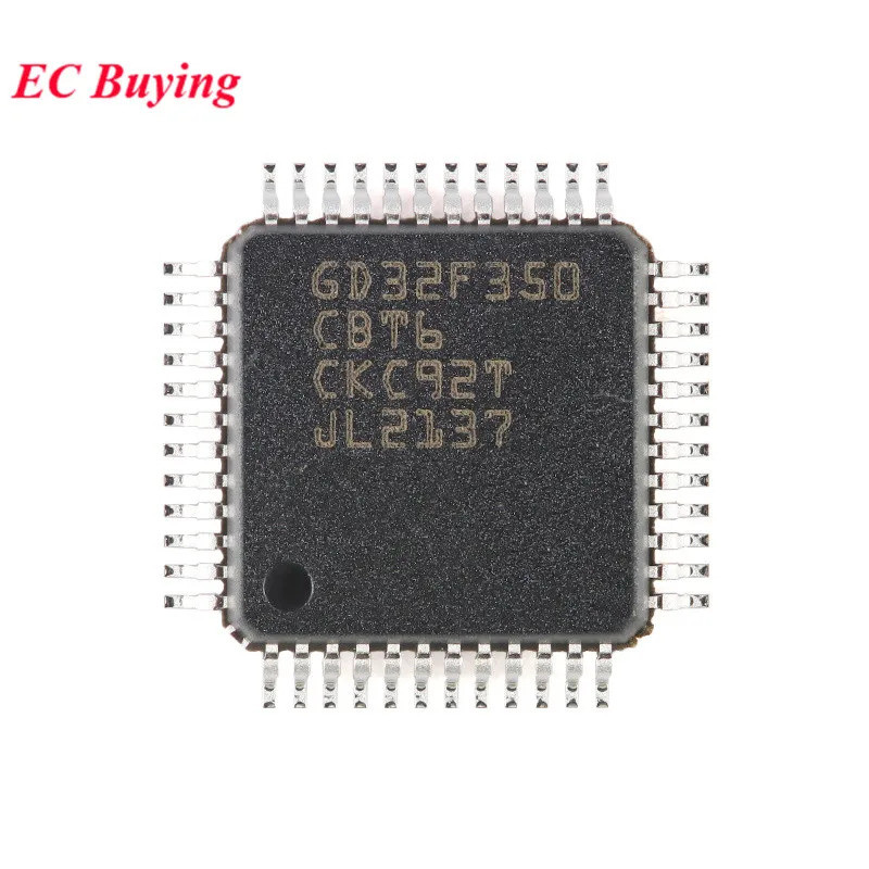 GD32F350 GD32F350CBT6 LQFP-48 GD32F GD32 32F350CB GD32F350CB ARM Cortex-M4 32-bit Microcontroller MC