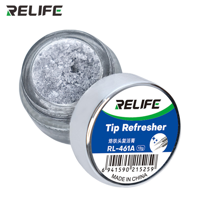 ดีบุกทำความสะอาดปลายหัวแร้ง ดีบุกอย่างดี RELIFE RL-461A Soldering Iron Tip Refresher ฟื้นฟูหัวแร้ง ล้างคราบดำหัวแร้ง