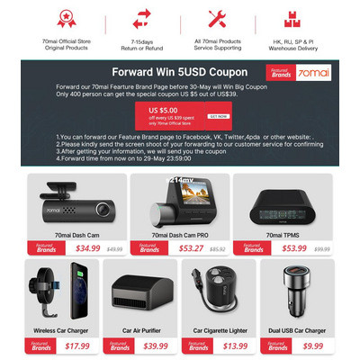 70mai Pro GPS Module รุ่นสากลสําหรับ 70mai Dash Ca