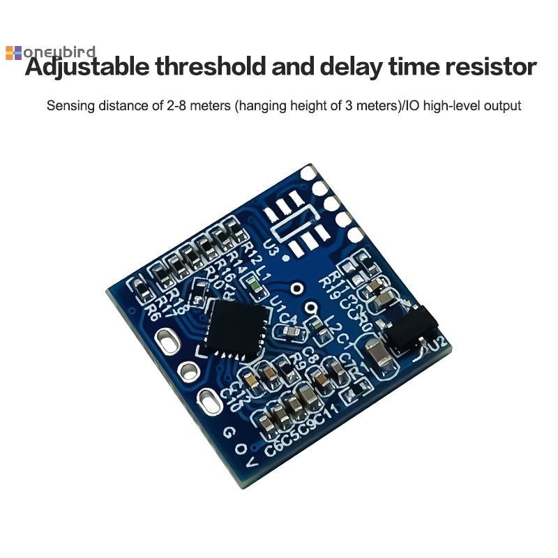 Honeybird 1/3/5 ชิ้น LD1020 10G ไมโครเวฟ Induction Radar โมดูลอัจฉริยะ Human Perception Sensor สวิตช