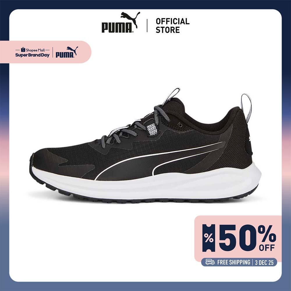 PUMA RUNNING - รองเท้าวิ่งเทรล Twitch Runner สีดำ  37696105