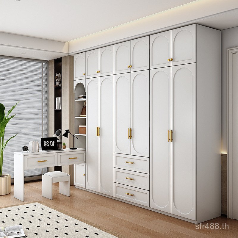 โต๊ะเครื่องแป้ง โมเดิร์นที่เรียบง่ายฝรั่งเศสผลิตภัณฑ์สําเร็จรูปกับตู้เสื้อผ้าโต๊ะมุมตู้เสื้อผ้าขนาดใ