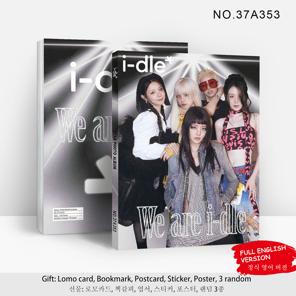 คลังสินค้าพร้อม 80p Star Album GIDLE Collection หนังสือภาพ IDLE อัลบั้มใหม่เราคือของขวัญอัลบั้มรูปเด