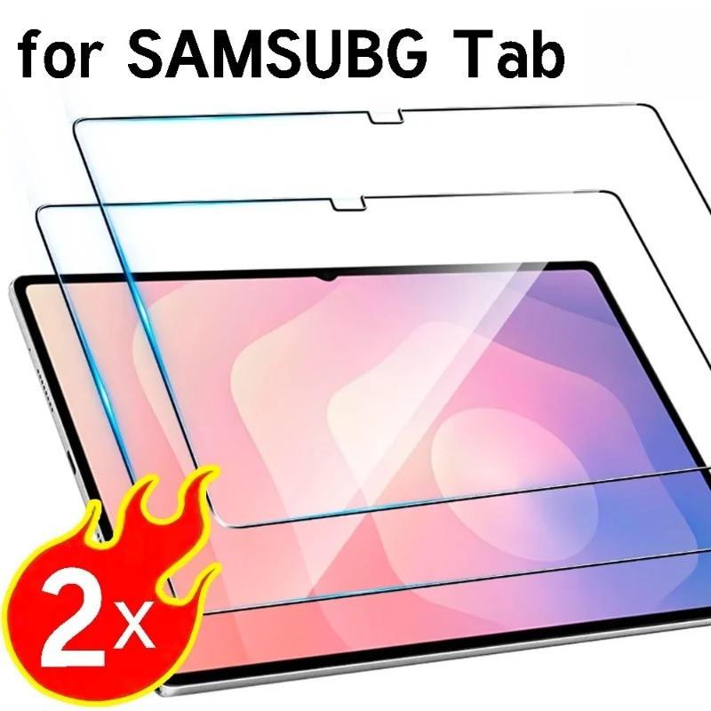 1-2Pcs HD ฟิล์มกระจกนิรภัยสําหรับ Samsung Galaxy Tab S11 S10 S9 S8 Lite Ultra FE Plus Anti-Fingerpri