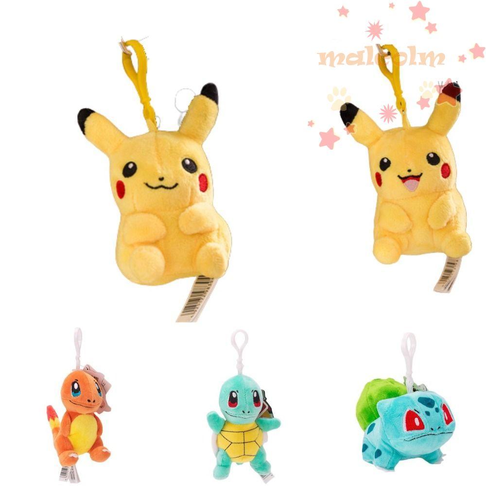 MALCOLM Pikachu Action Figure,ตุ๊กตาอะนิเมะ Pikachu พวงกุญแจตุ๊กตา,เครื่องประดับตุ๊กตาAction Figure 