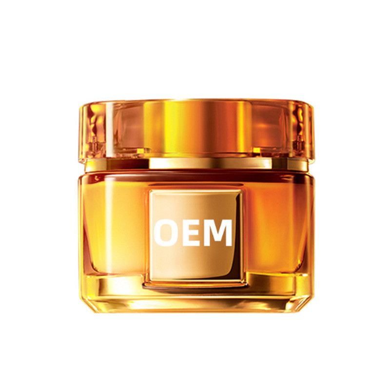 การประมวลผล OEM หม้อน้ําผึ้งขนาดเล็กครีมคอลลาเจนที่กําหนดเองคัดลอกแบรนด์ใหญ่แบนทางเลือกชุ่มชื้นกระชั