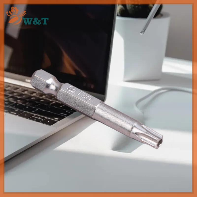 Hj 7 ชิ้น 5 จุด Torx ไขควง Bits 50 มม.S2 Magnetic Star สกรู 1/4 "Hex Shank T10 T15 T20 T25 T27 T30 T