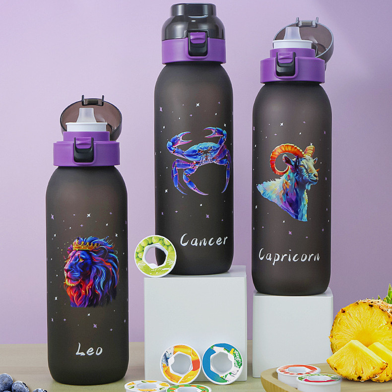 ขวดน้ำ Air Up 800ml ขวดน้ำปรุงรส กลิ่นผลไม้ เปลี่ยนกลิ่นได้ ใช้วงหอมเกรดอาหาร วัสดุ