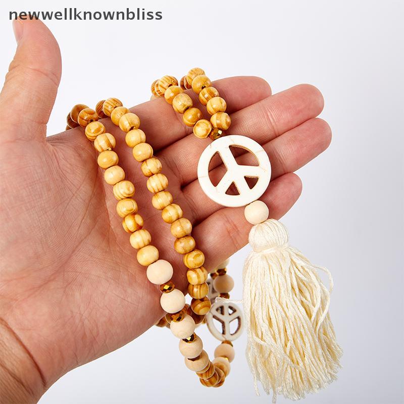 จี้สร้อยคอกึ่งบูโต้ สำหรับผู้หญิง จากลูกปัดไม้ CCD