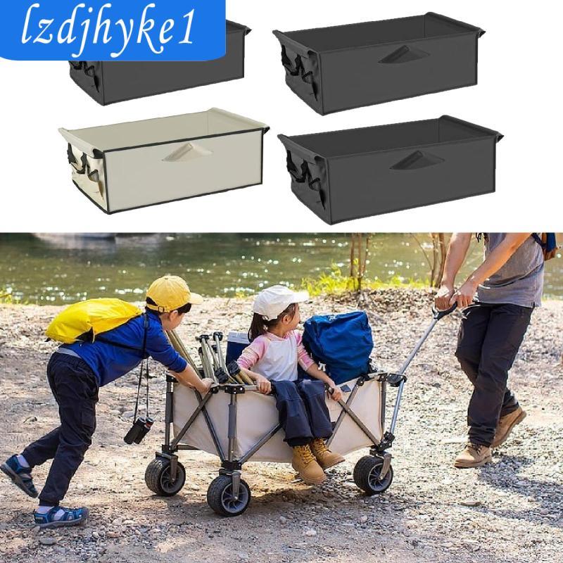 [Lzdjhyke1] Wagon Liner, กระเป๋าผ้า Wagon, กระเป๋าไลเนอร์แบบพกพา, กระเป๋าด้านในรถเข็นช็อปปิ้งแบบพับไ