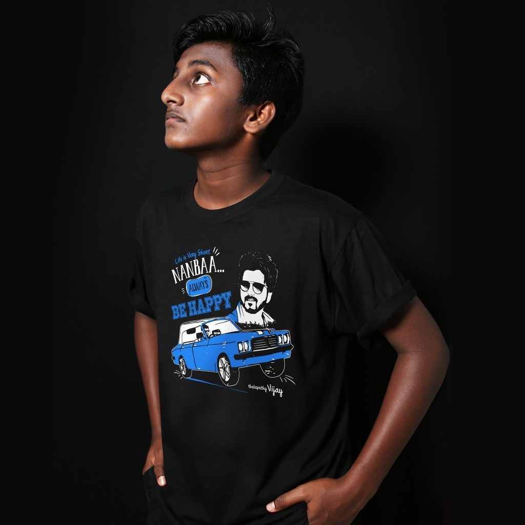 HOT MASTER VIJAY TSHIRT ชีวิตสั้นมาก NanbaaS-5XL