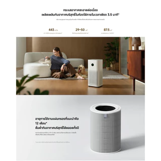 Xiaomi Mijia Smart Air Purifier 6/ Max ฟอกอากาศ I เซ็นเซอร์ฝุ่น I จอแสดงผล LCD สี I 443m³/h อนุภาค CADR