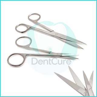 กรรไกรศัลยกรรมจักษุ สแตนเลสตรง สำหรับทันตกรรม Operating Scissors กรรไกรผ่าตัด สแตนเลส ปลายตรง