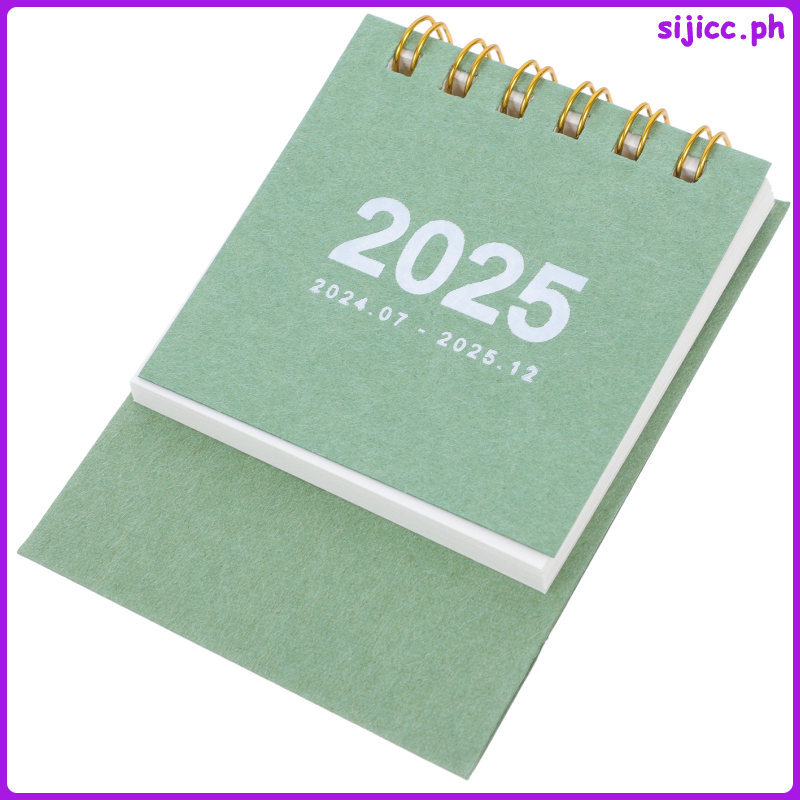 ปฏิทินตั้งโต๊ะ Mini Office บล็อกเดสก์ท็อปรายเดือนสําหรับขนาดเล็ก 2025 ปี Calender วันที่แสดง sijicc