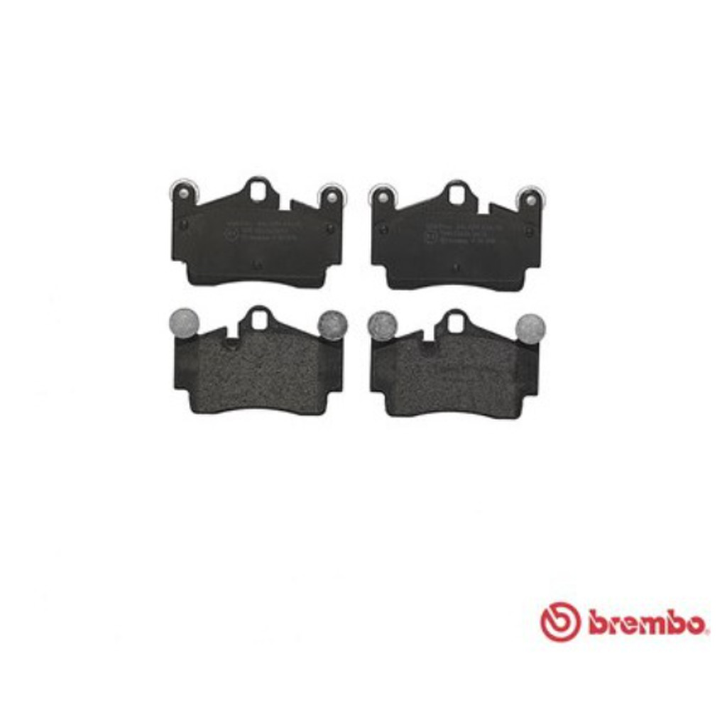 ผ้าดิสเบรคหลัง PORSCHE CAYENNE 9PA 2003- AUDI Q7 4LB Quattro 2006-2014 ปั๊มBrembo 17Z 4Pot BREMBO