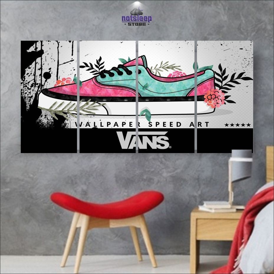 แบรนด์ Vans 1 ชุด VANS Shoes Surf s surf Affiches