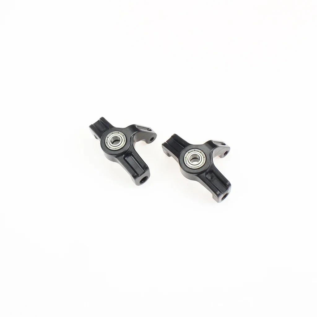 2ชิ้นด้านหน้าพวงมาลัยถ้วยพวงมาลัยบล็อกที่มีแบริ่ง 104001-1860 สําหรับ Wltoys 104001 อะไหล่รถ RC 1/10